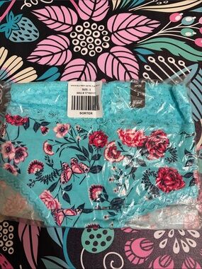 torrid Teal Floral Lace Hipster Panties